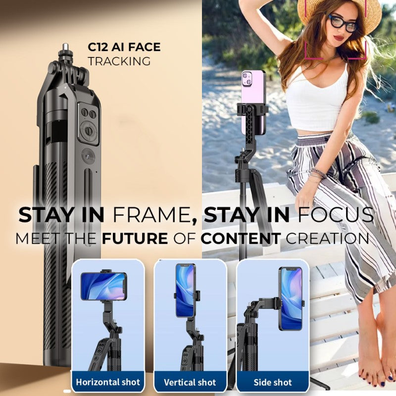 Tripode Y Palo Selfie Con Inteligencia Artificial