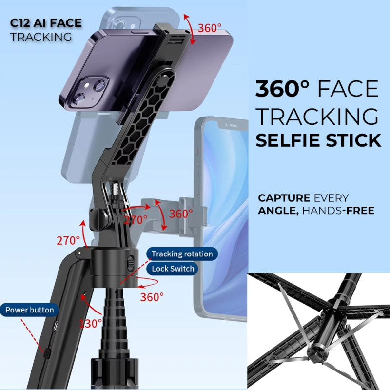 Tripode Y Palo Selfie Con Inteligencia Artificial