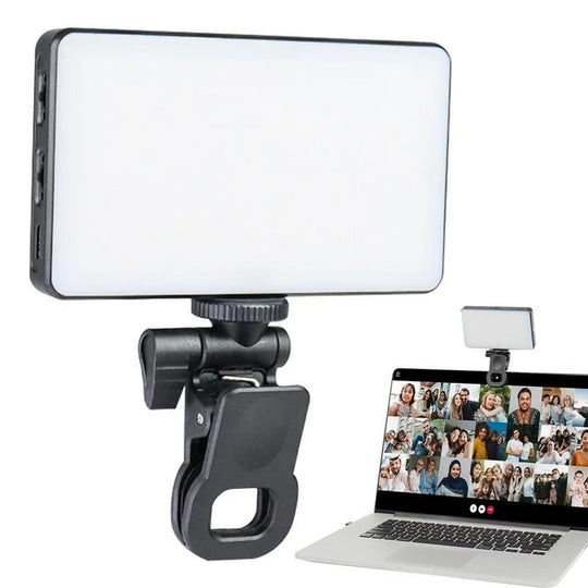 Panel Luz Led Portatil Multicolor Con Clip Para Celular Tablet Computador
