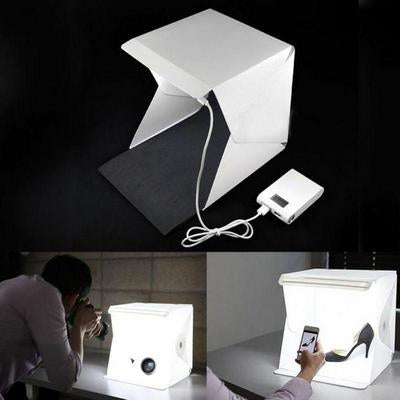 Caja De Estudio Acrílica Luz Led Para Producto