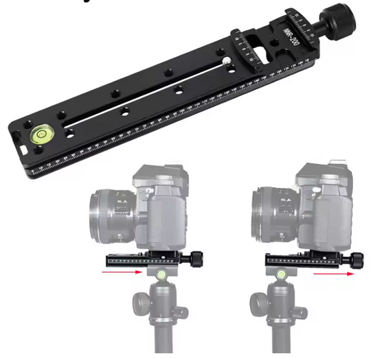 Riel Panorámico o Nodal Para Cámara Arca Swiss 15CM