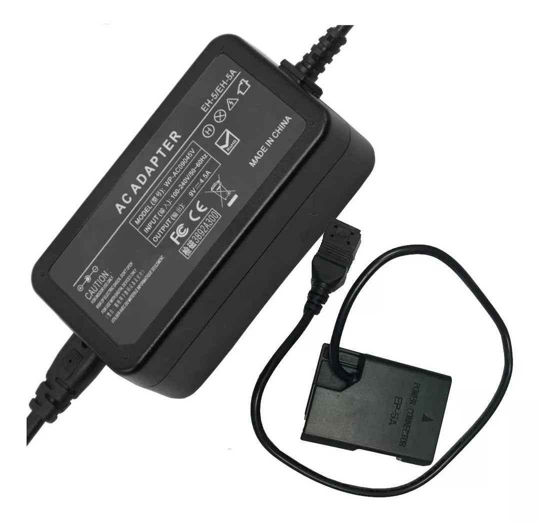 Adaptador Corriente Directa Para Camara Nikon de Bateria EN-EL14 NIKON D3100 D3200 D3300 D3500 D5100 D5200 D5300 D5500 P7000 P7100 P7700 D7800