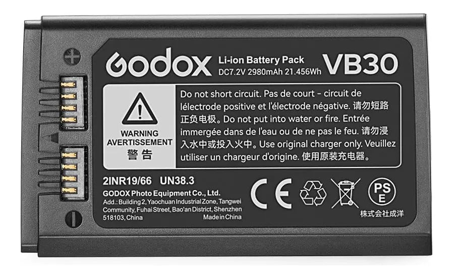 Batería Para Flash Godox Vb30 V1pro V100 V850iii V860iii