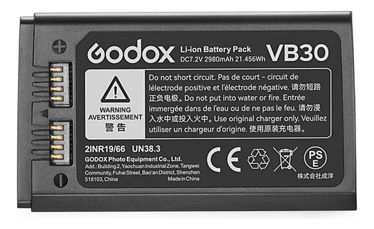 Batería Para Flash Godox Vb30 V1pro V100 V850iii V860iii
