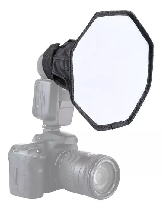 Difusor Para Flash Softbox Octágono Canon Nikon Sony