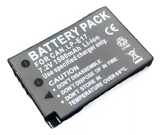 Bateria LP-E17 Para Canon EOS M3- M5- 750D- T6i- 760D- T6s- 77D- 800D- T7i- M6- 200D- SL2- 250D- SL3- 850D- T8i