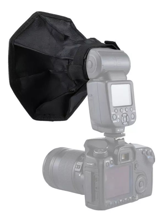Difusor Para Flash Softbox Octágono Canon Nikon Sony