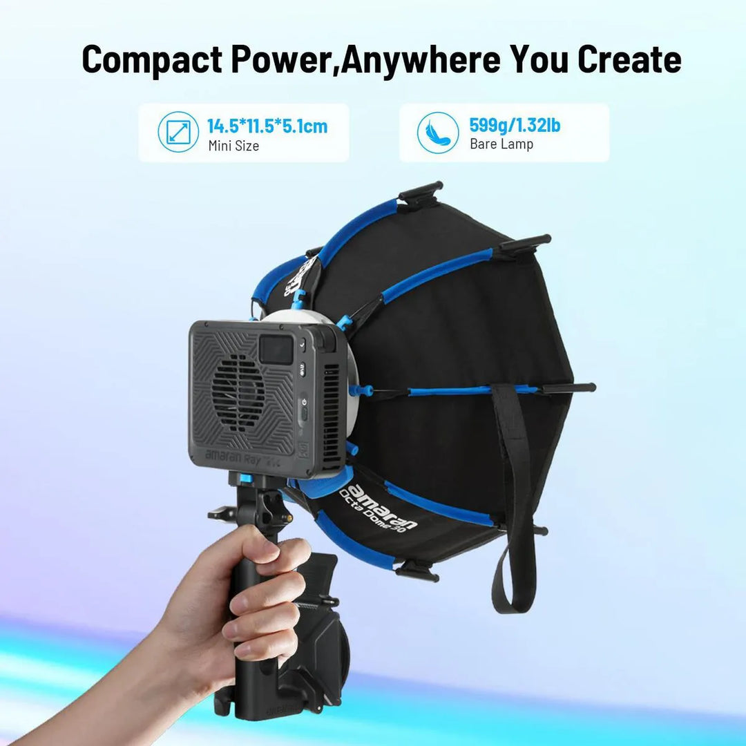 Lampara Led Rgb 120W + Octabox De 30Cm AMARAN