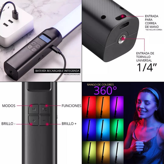 Luz Led De Fotografia Ulanzi VL119 Rgb 2500-9000K 7.5 W