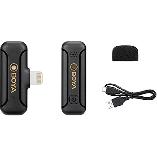 Micrófono Inalámbrico Boya Para iPhone iPad Plug Play