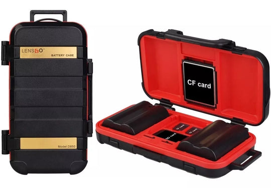 Estuche Portamemorias Y Baterias Para Camara Lensgo D850