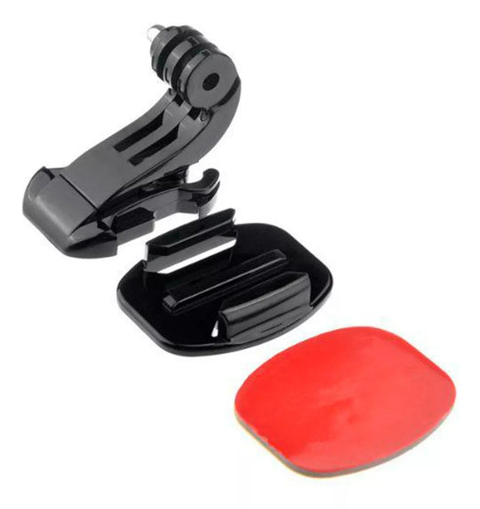 Kit Soporte J Hook+ Base Plana+ Pegatina Camaras Accion Gopro