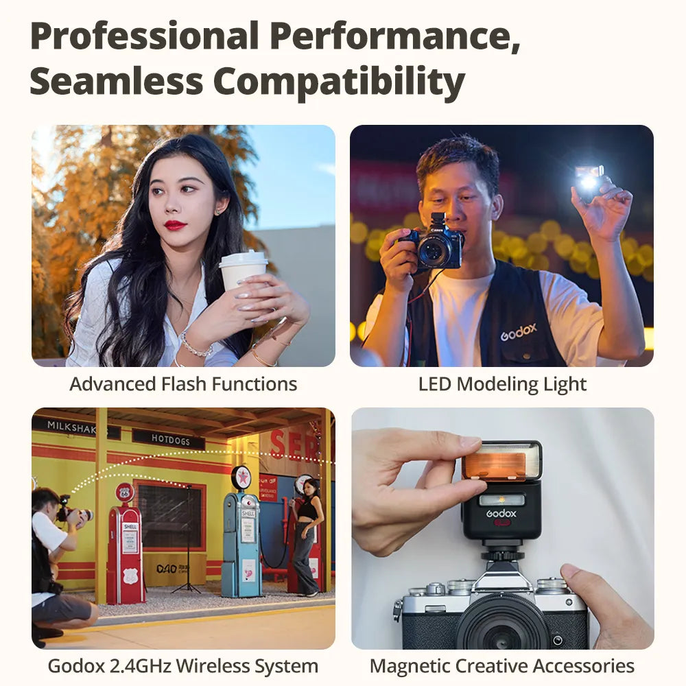 Flash Mini Y Disparador TTL Portatil Godox IT32