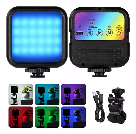 Panel Luz Led Rgb Multicolor Portátil Recargable