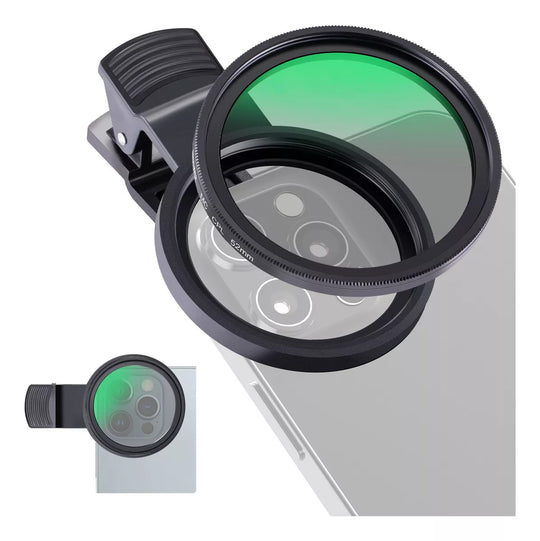 Kit Para Celular Panel Rgb + Clip Para Filtro+ Filtro CPL 52mm