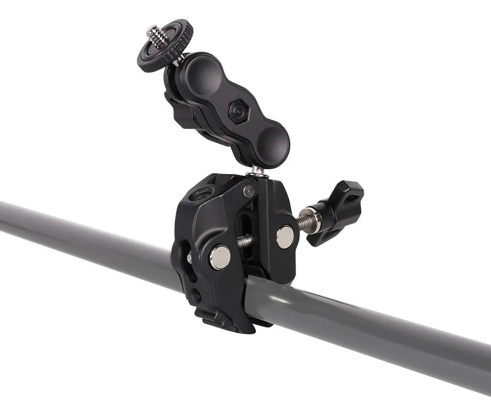 Clamp Multifuncional Con Rotula Para Accesorios Fotograficos