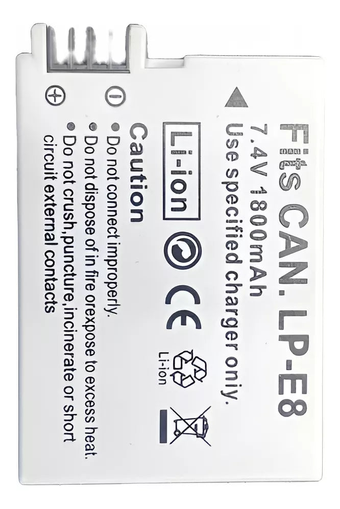 Bateria LP-E8 Para Canon CANON EOS 550D- T2i- 600D- T3i- 650D- T4i- 700D- T5i