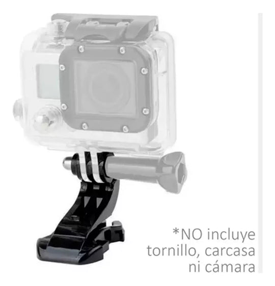 Kit Soporte J Hook+ Base Plana+ Pegatina Camaras Accion Gopro