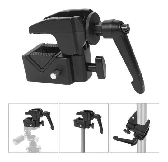 Super Clamp Abrazadera Para Estudio Fotografico