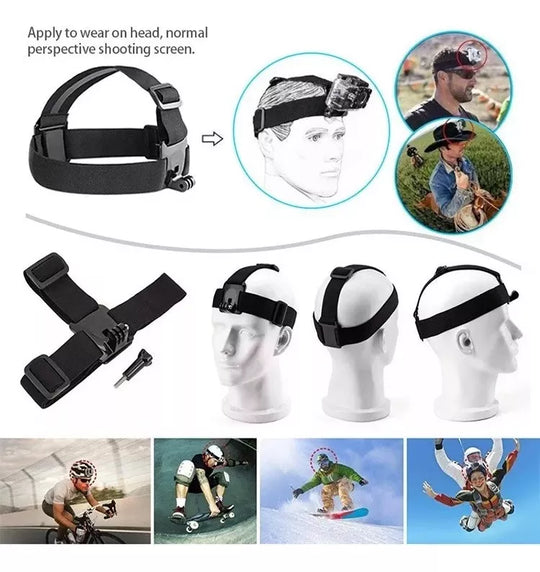 Kit De Accesorios 30 En 1 Camaras Accion Gopro 8/9/10/11/12