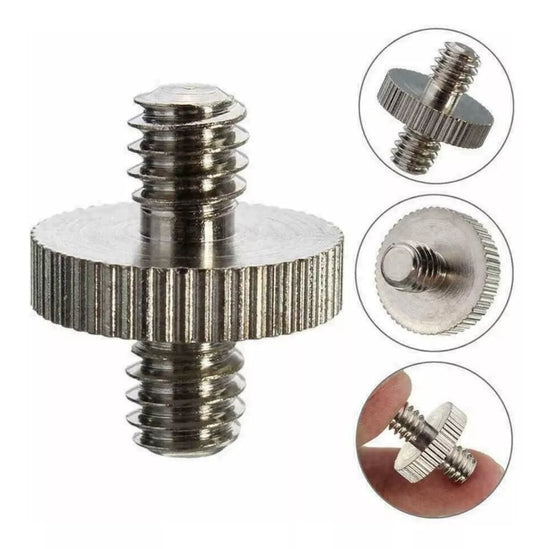 Tornillo Adaptador De Montaje 1/4 Macho A 1/4 Macho