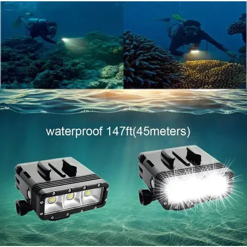 Lampara Luz Led Shoot A Prueba De Agua Camaras De Accion