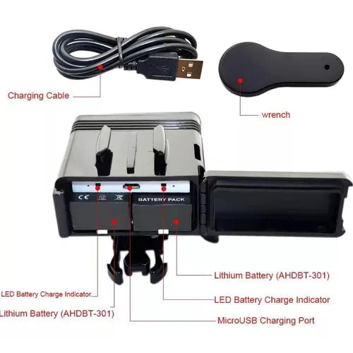 Lampara Luz Led Shoot A Prueba De Agua Camaras De Accion
