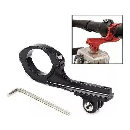 Soporte Aluminio Para Manubrio Bicicleta Moto Para Gopro