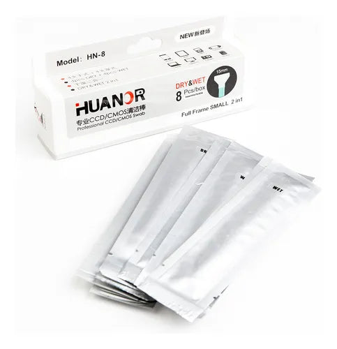 Kit De Limpieza Huanor Para Sensor Full Frame Small X8 pcs HN-8