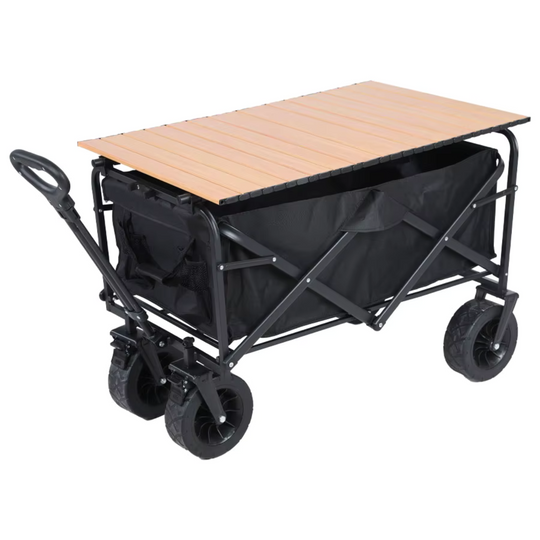 Carrito Plegable Transportador Para Equipos Pesados Hasta 90kg Ruedas Grandes