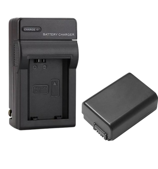 Cargador + Batería NP-FW50 Para Cámaras SONY A6000- A6500- A6300- A7