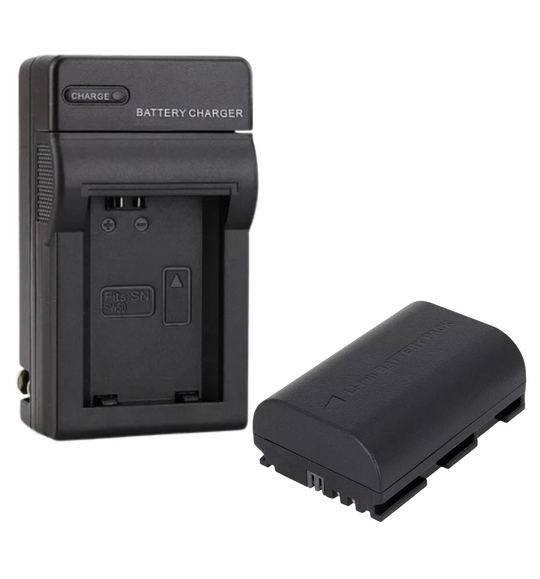 Cargador + Batería LP-E6 Cámaras Canon EOS 5D Mark II- 5D Mark III- 5D Mark IV- 5DS- 5DS R- 6D- 6D Mark II- 7D- 7D Mark II- 60D- 70D- 80D- R