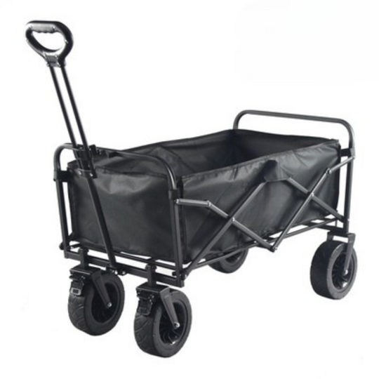 Carrito Plegable Transportador Para Equipos Pesados Hasta 90kg Ruedas Grandes
