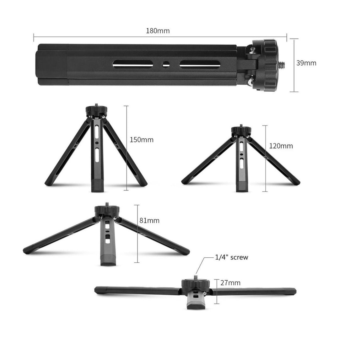 Mini Trípode De Metal Para Cámara Celular Estabilizador 1/4