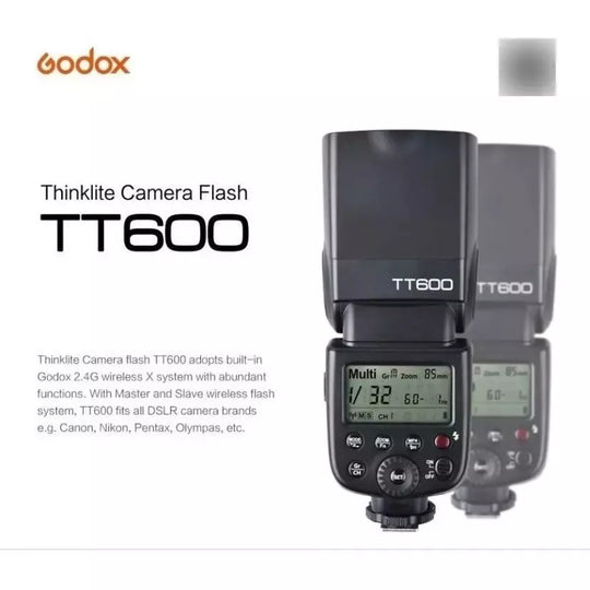 Flash Para Camara Godox Tt600 (canon-nikon) - LA BOUTIQUE FOTOGRAFICA FLASH LA BOUTIQUE FOTOGRAFICA