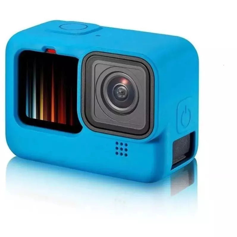 Funda Silicona Para Gopro Hero 9/10/11 + Vidrios Protectores - LA BOUTIQUE FOTOGRAFICA Funda para GoPro LA BOUTIQUE FOTOGRAFICA