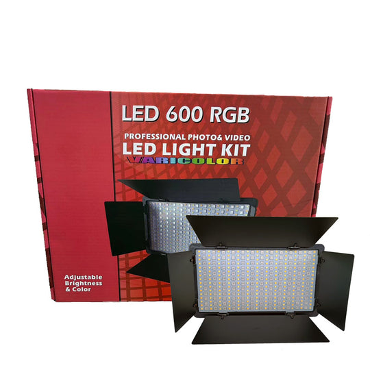 Lampara Led RGB 23W 2 Baterias + Cargador Adap Led600RGB