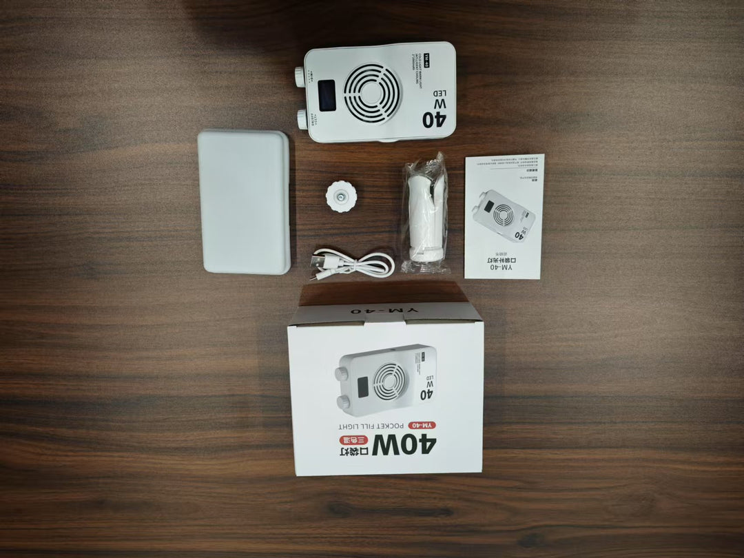 Luz Led Portatil, Versatil Ym-40 Bicolor Para Foto Y Video