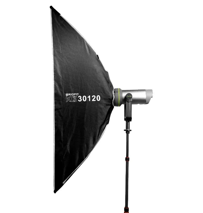 Softbox Stripbox 30x120cm Bowens Armado Rapido Triopo K3