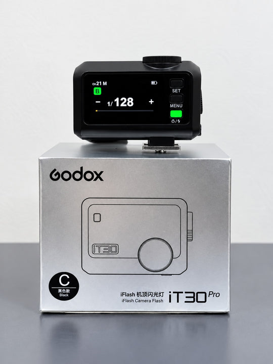 FLASH IT30PRO CANON MINI Y DISPARADOR HSS GODOX
