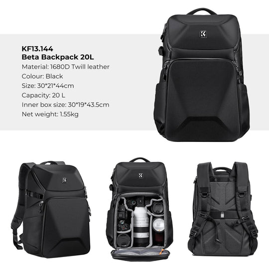 Maleta K&F Concept Impermeable Para Cámara 20L Carcasa Rígida
