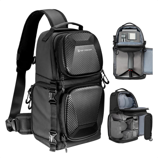 Morral 2 En 1 Con Estuche Rigido, Compartimiento Modular 10L