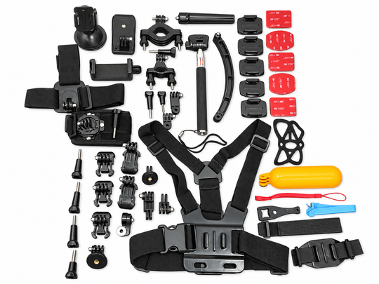 Kit De Accesorios 60 En 1 Para Cámaras Deportivas GoPro