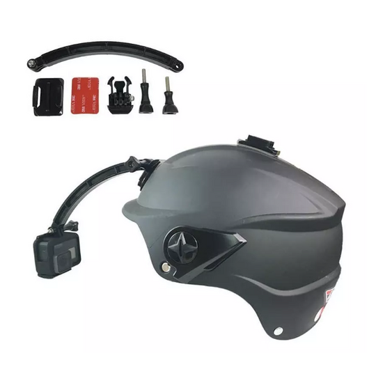 Kit Brazo Extensor Curvo Casco Cámara De Acción