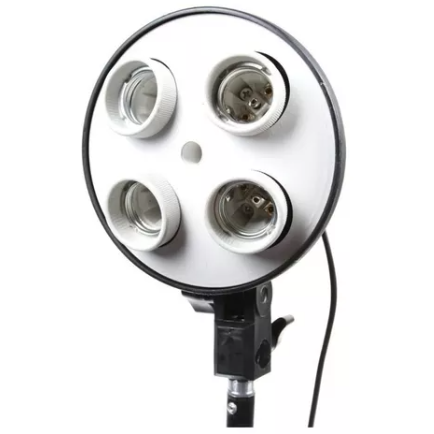 Kit Iluminacion Con Bombillos Tripode+ Softbox+ Socket X4 - LA BOUTIQUE FOTOGRAFICA LA BOUTIQUE FOTOGRAFICA