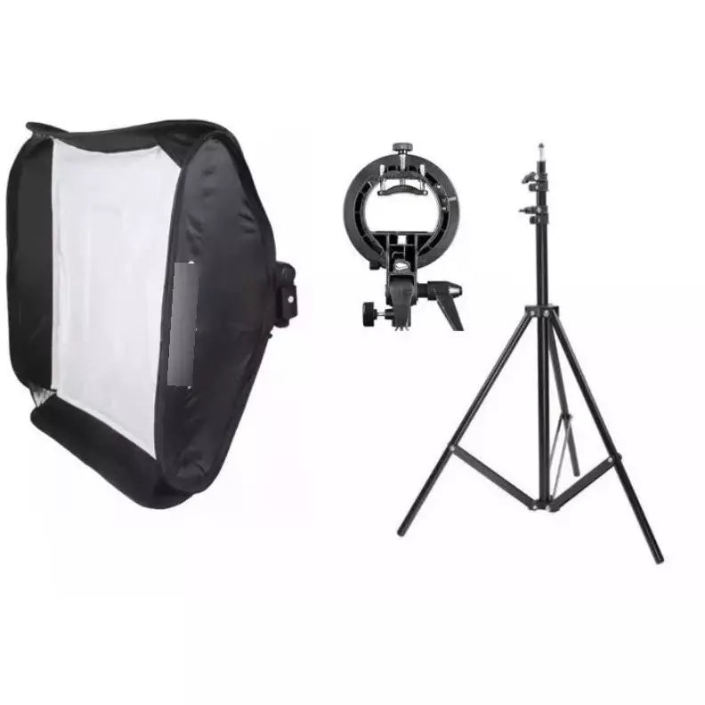 Kit Softbox Para Flash Difusor Godox 80x80cm + Tripode - LA BOUTIQUE FOTOGRAFICA LA BOUTIQUE FOTOGRAFICA