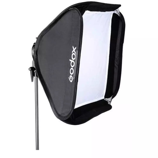 Kit Softbox Para Flash Difusor Godox 40x40cm + Tripode