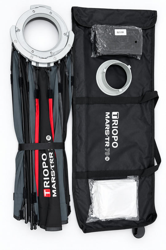 Softbox Dome Light Montura Bowens Con Grid KP3 MARS