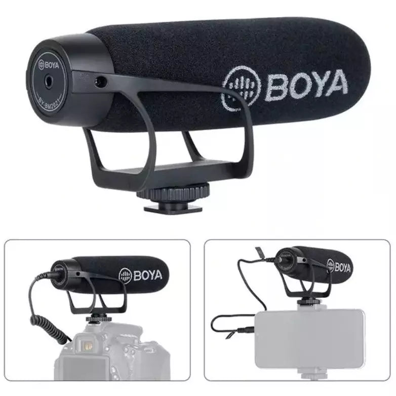 Microfono Boya Original By-bm2021 Para Camara Y Celular - LA BOUTIQUE FOTOGRAFICA LA BOUTIQUE FOTOGRAFICA