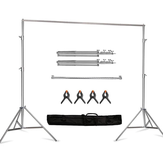 Kit Portafondos En Acero Cromado De 2.8x3m